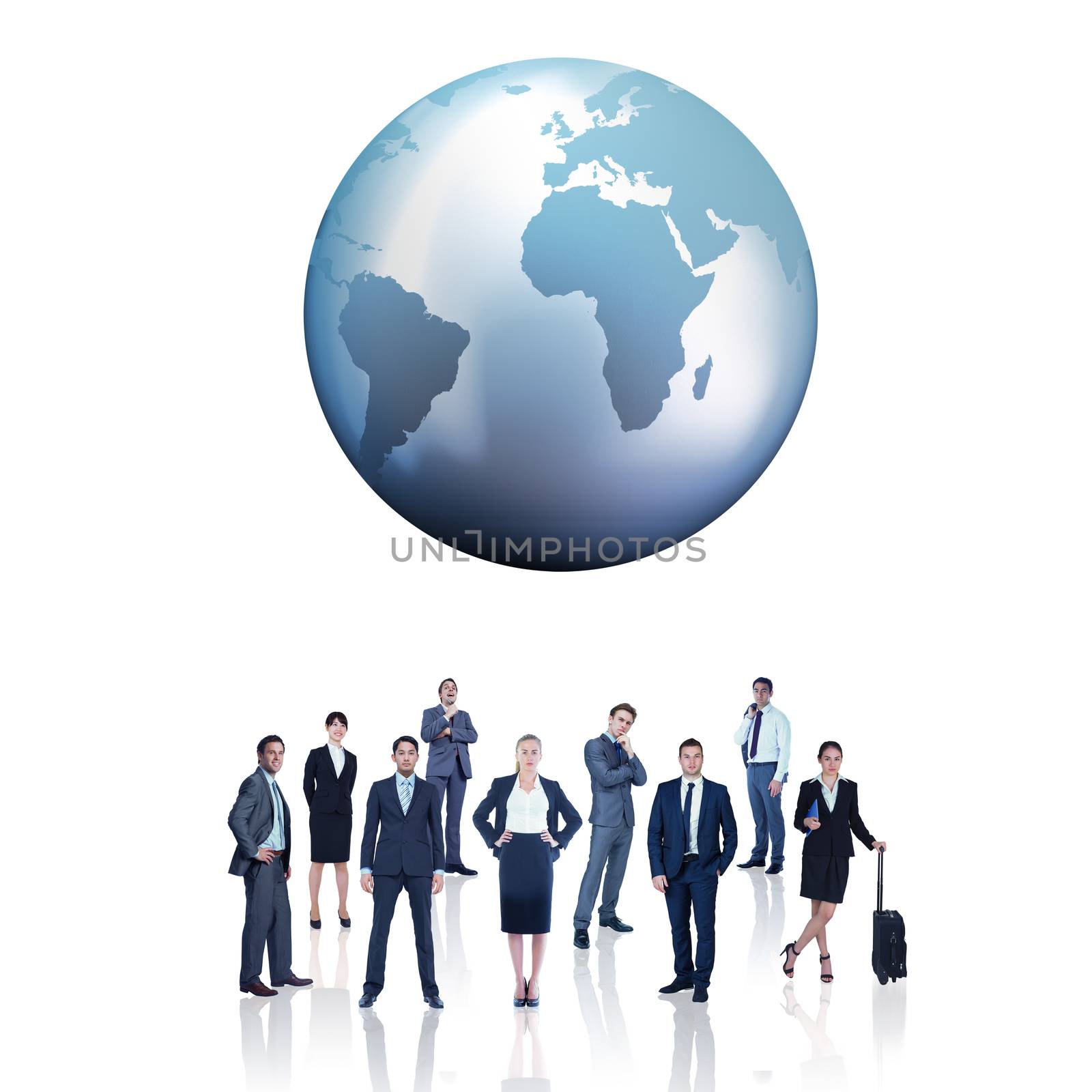 Composite image of business team by Wavebreakmedia