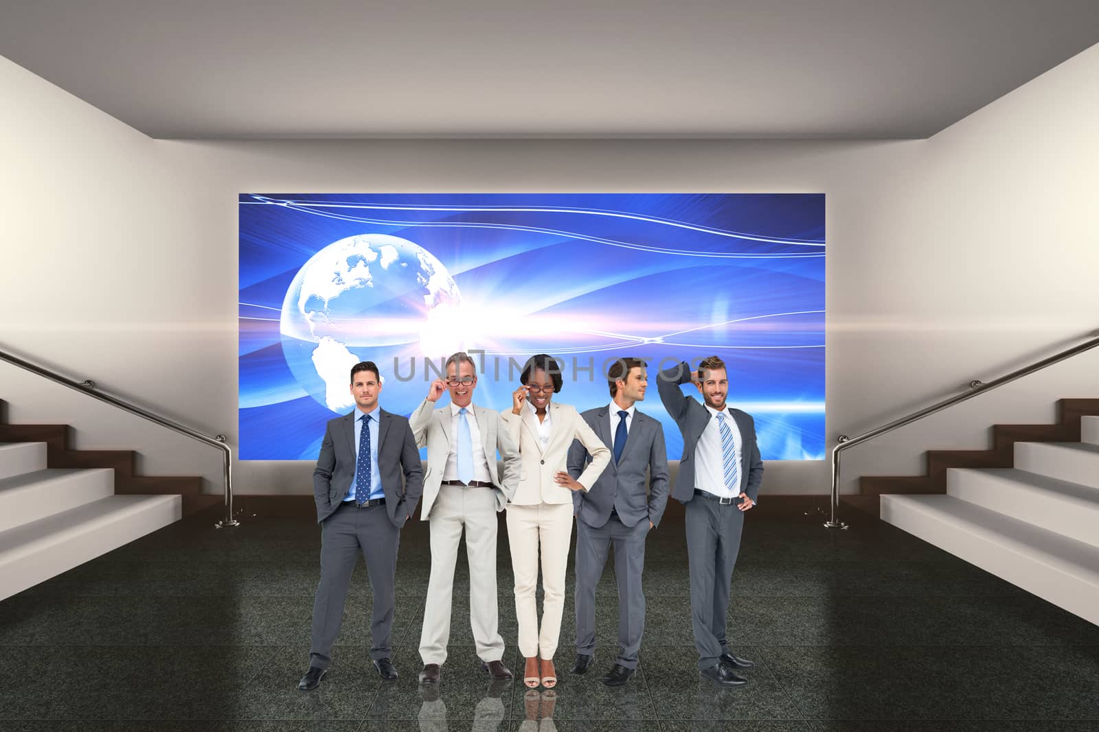 Composite image of business team by Wavebreakmedia