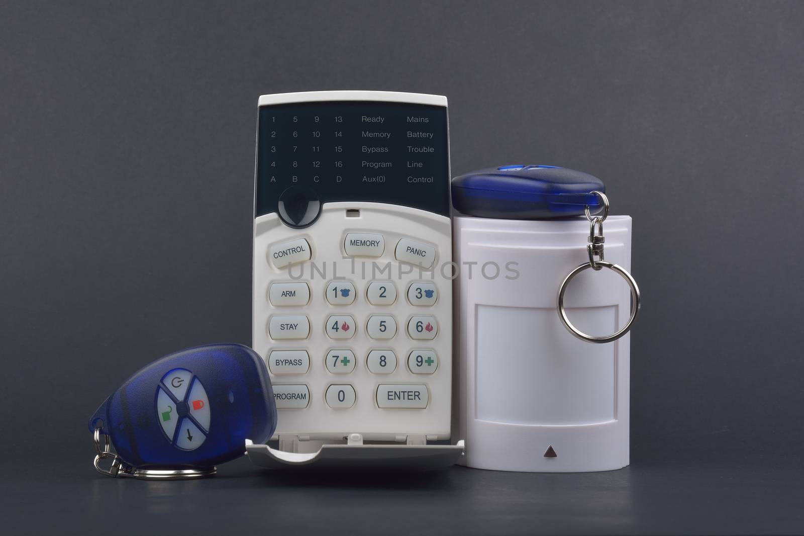 security alarm systems. Industrial or house alarm