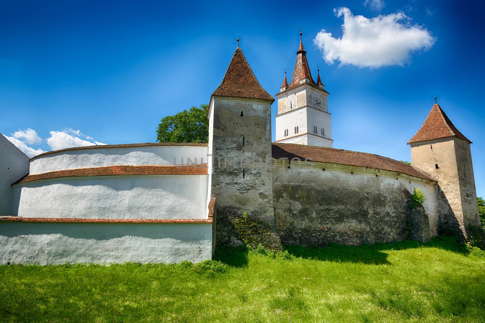 Harman, the Fortified Church, (in Brasov County), which was built in the first half of the 12th century, following the great Mongolian invasion in 1241.