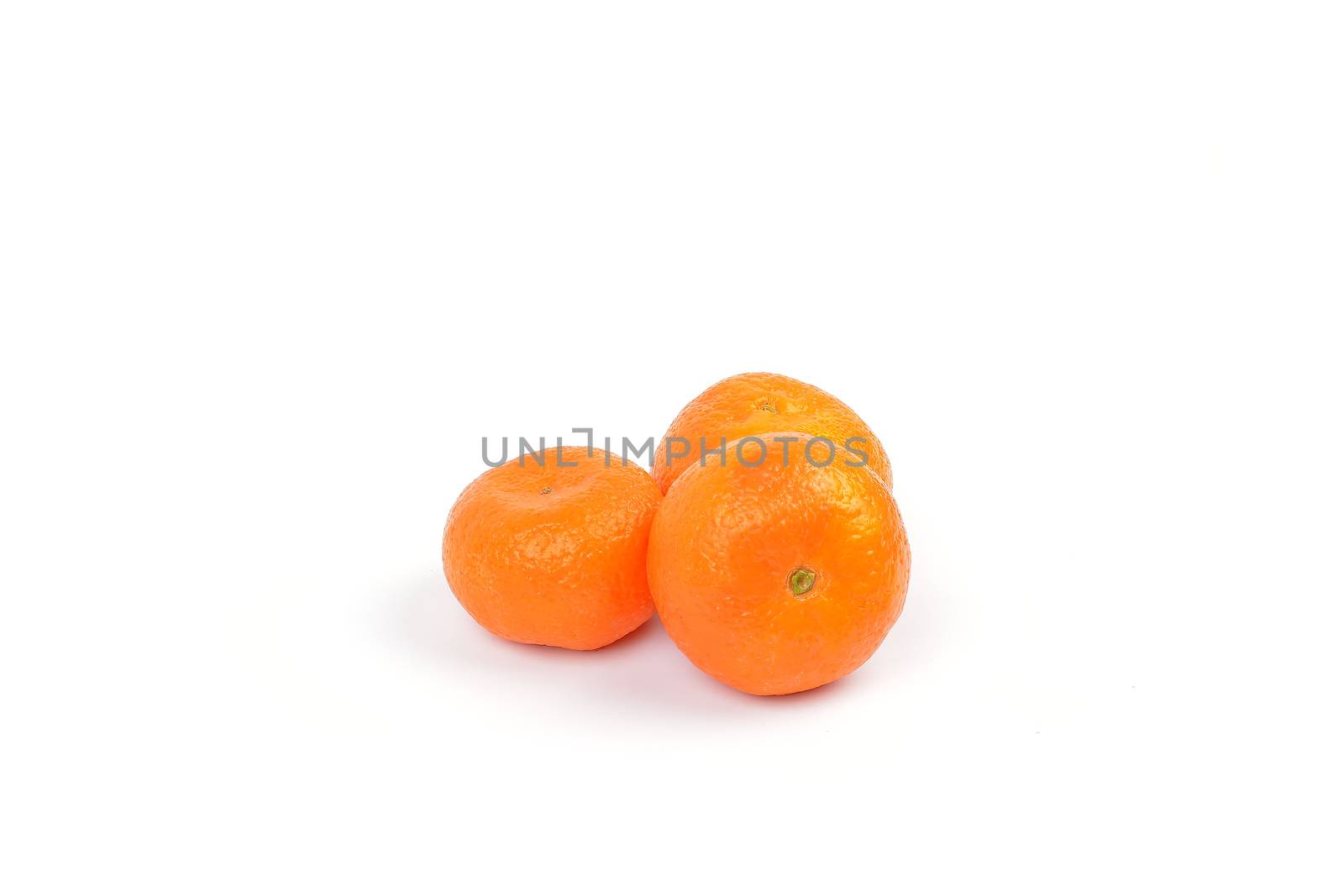 oranges on white background