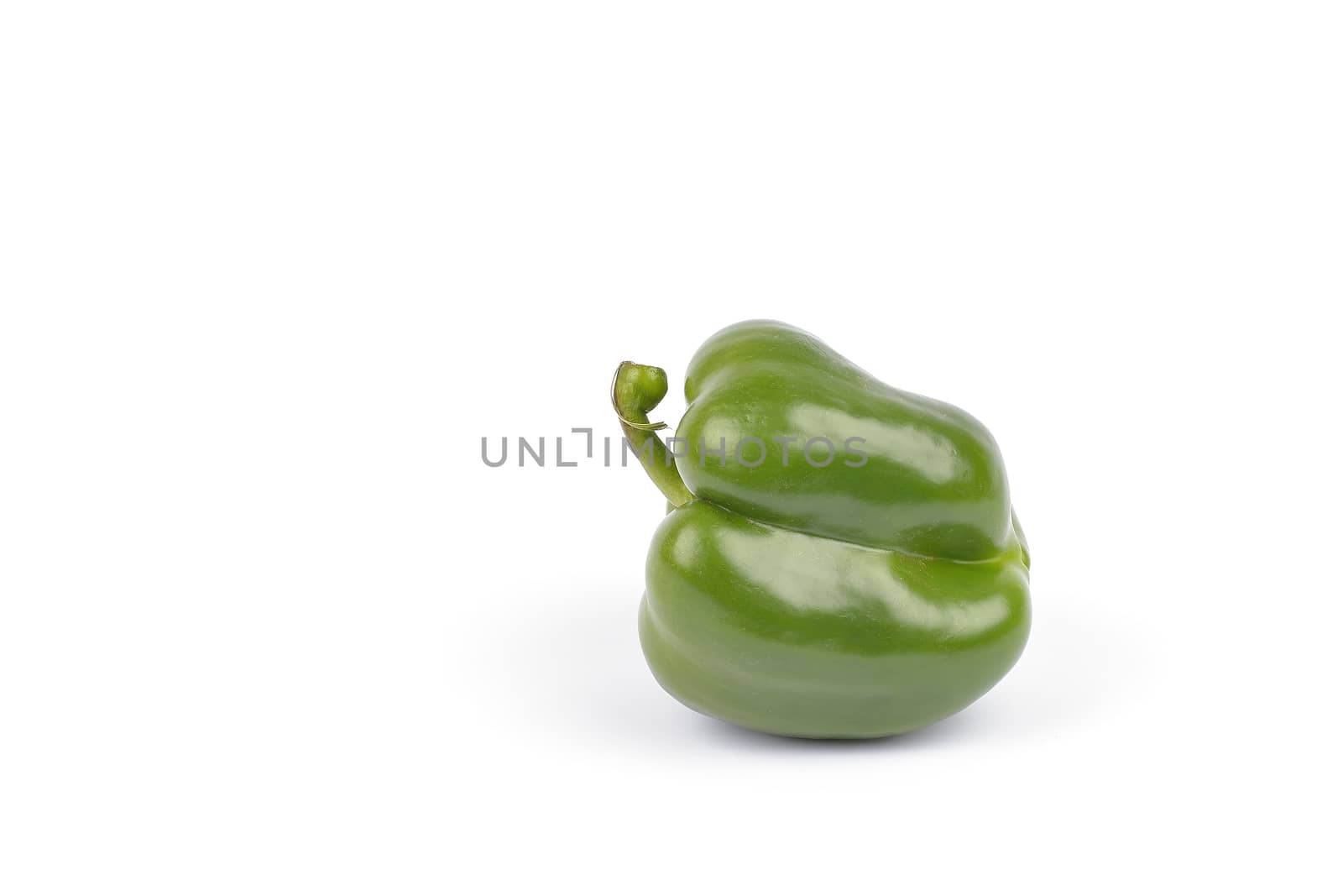 peppers or capsicum on white background