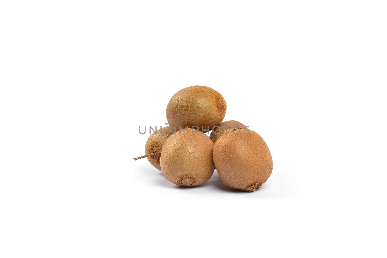 kiwi fruit on white background