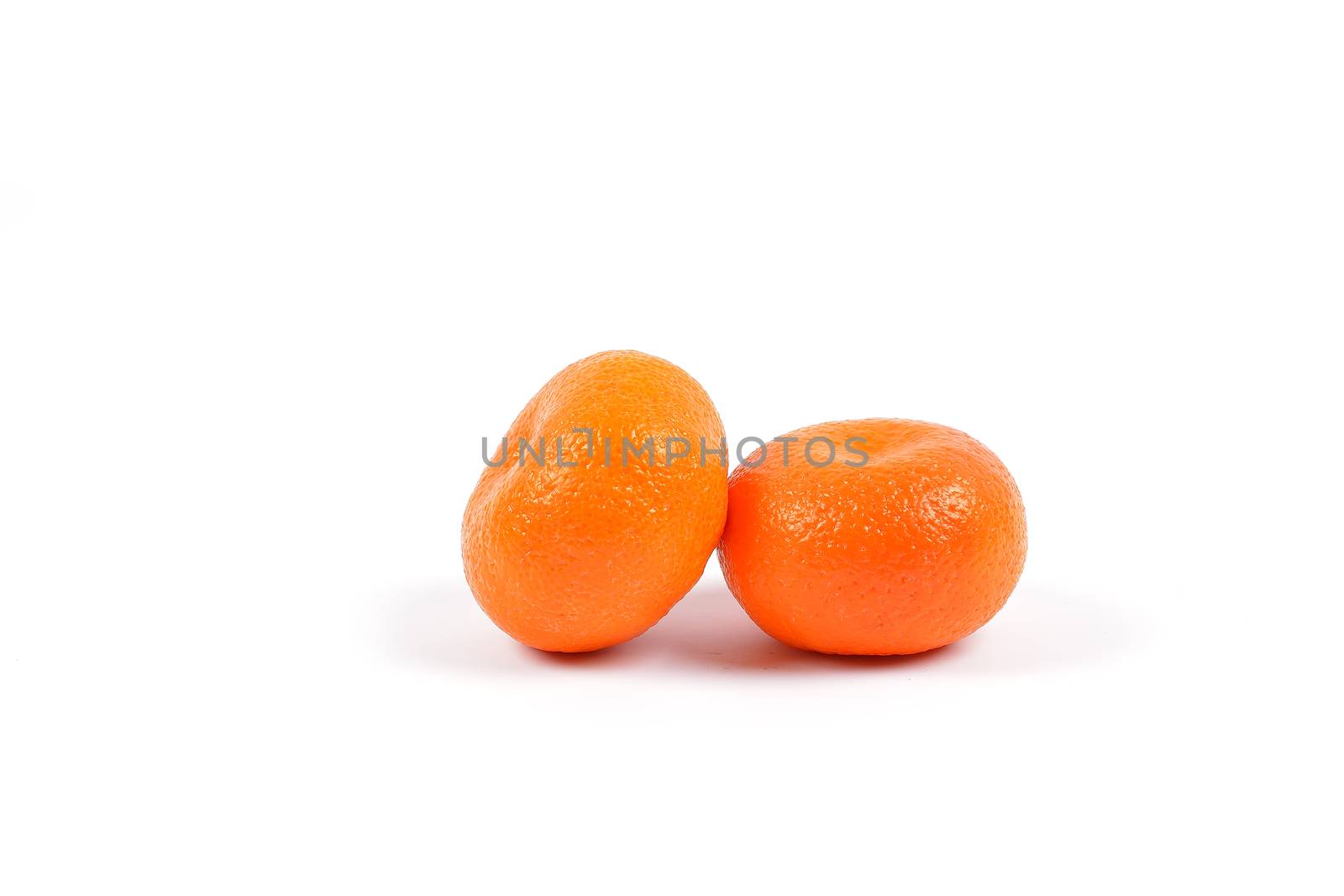 oranges on white background