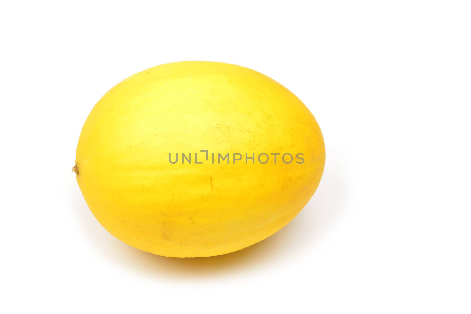 honeydew melon on white background