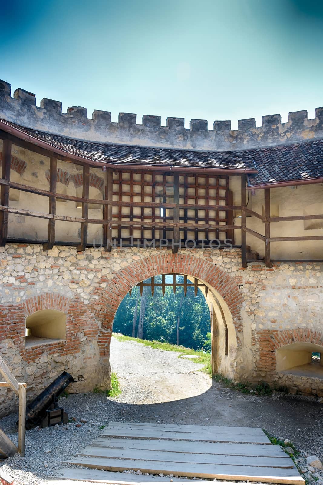 Rașnov Citadel (Romanian: Cetatea Râșnov, German: Rosenauer Burg) is a historic monument and landmark in Romania. It is situated in Râşnov, Brașov County, in the immediate vicinity of Brașov.