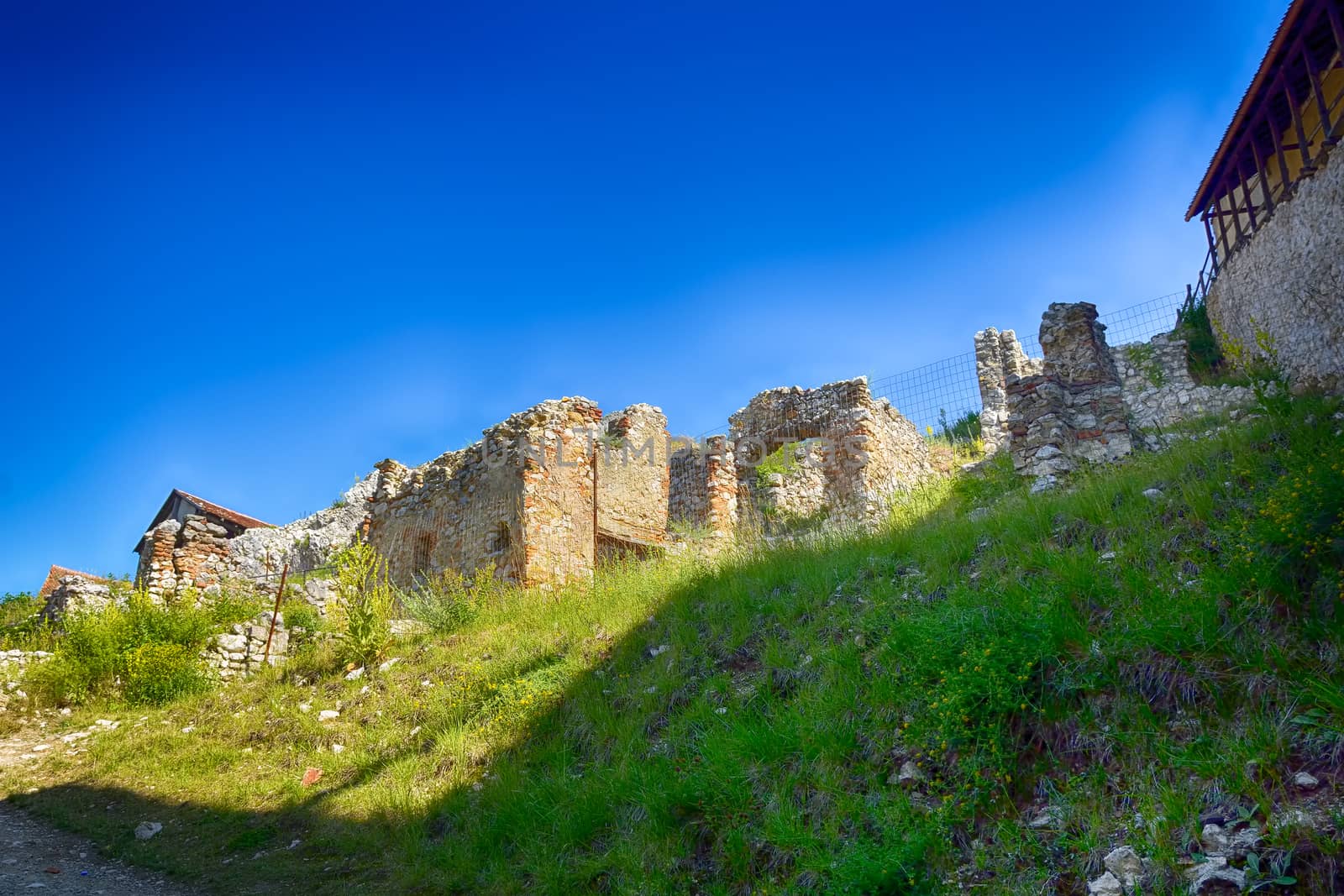 Rașnov Citadel (Romanian: Cetatea Râșnov, German: Rosenauer Burg) is a historic monument and landmark in Romania. It is situated in Râşnov, Brașov County, in the immediate vicinity of Brașov.