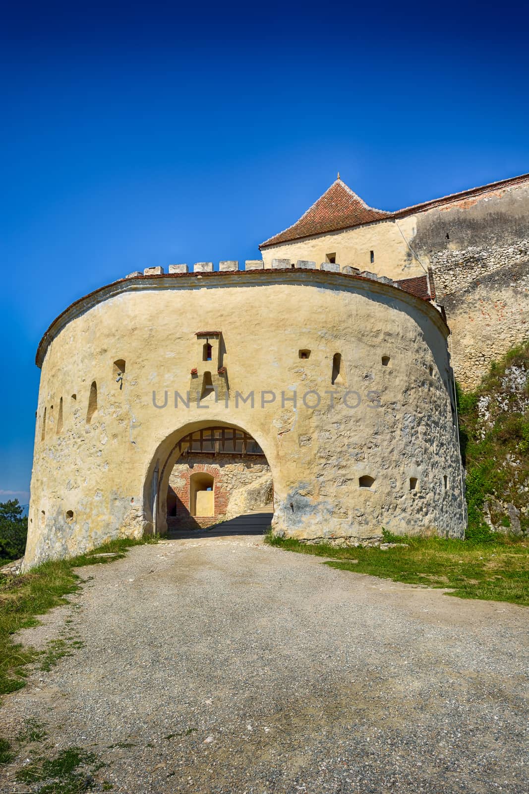 Rașnov Citadel (Romanian: Cetatea Râșnov, German: Rosenauer Burg) is a historic monument and landmark in Romania. It is situated in Râşnov, Brașov County, in the immediate vicinity of Brașov.