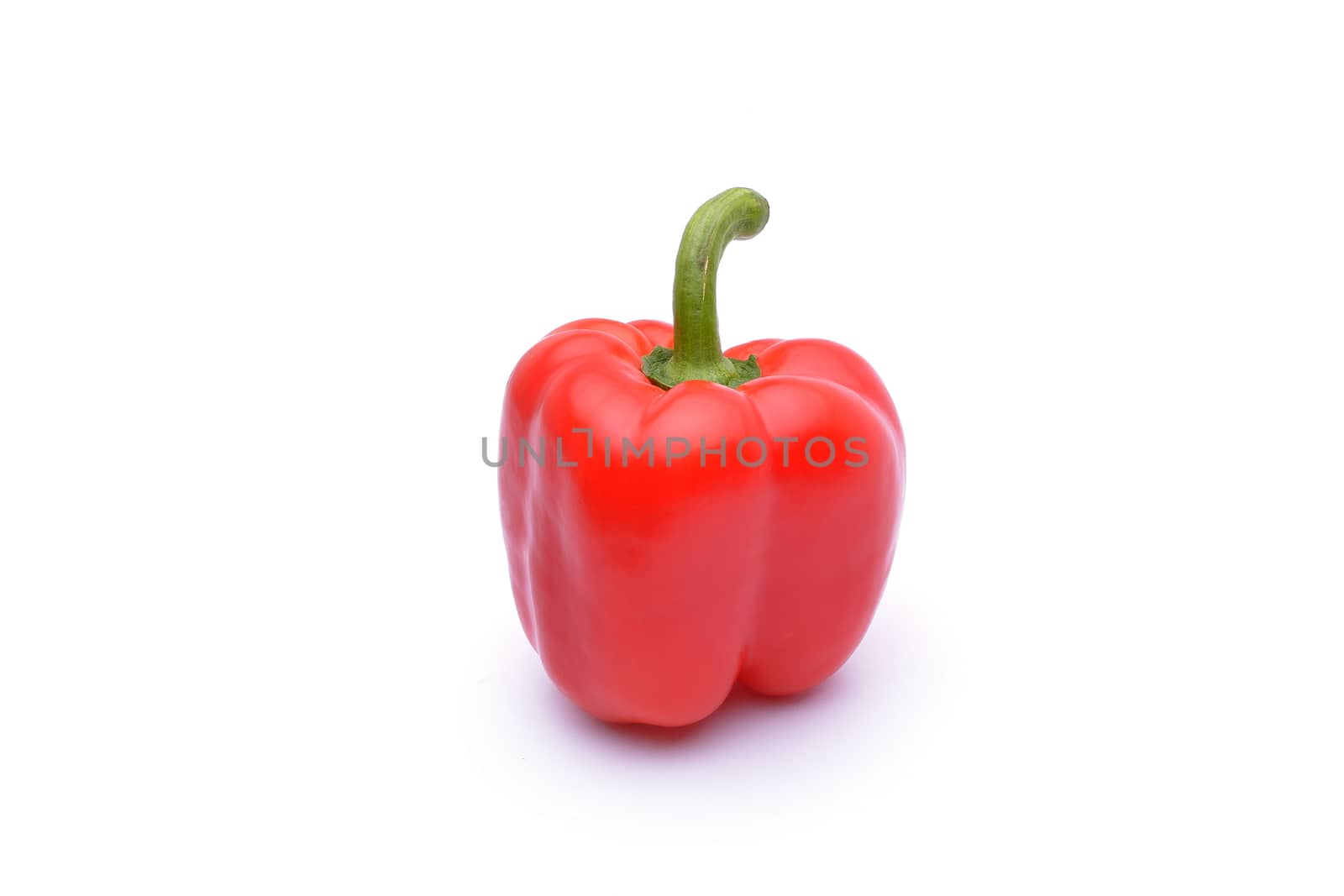 Peppers on white background by constantinhurghea