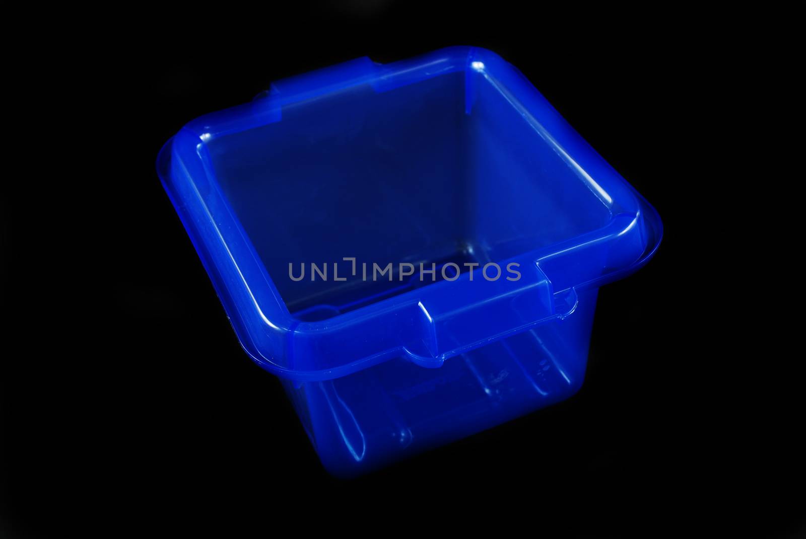 pictures of blue plastic clear containers for storage