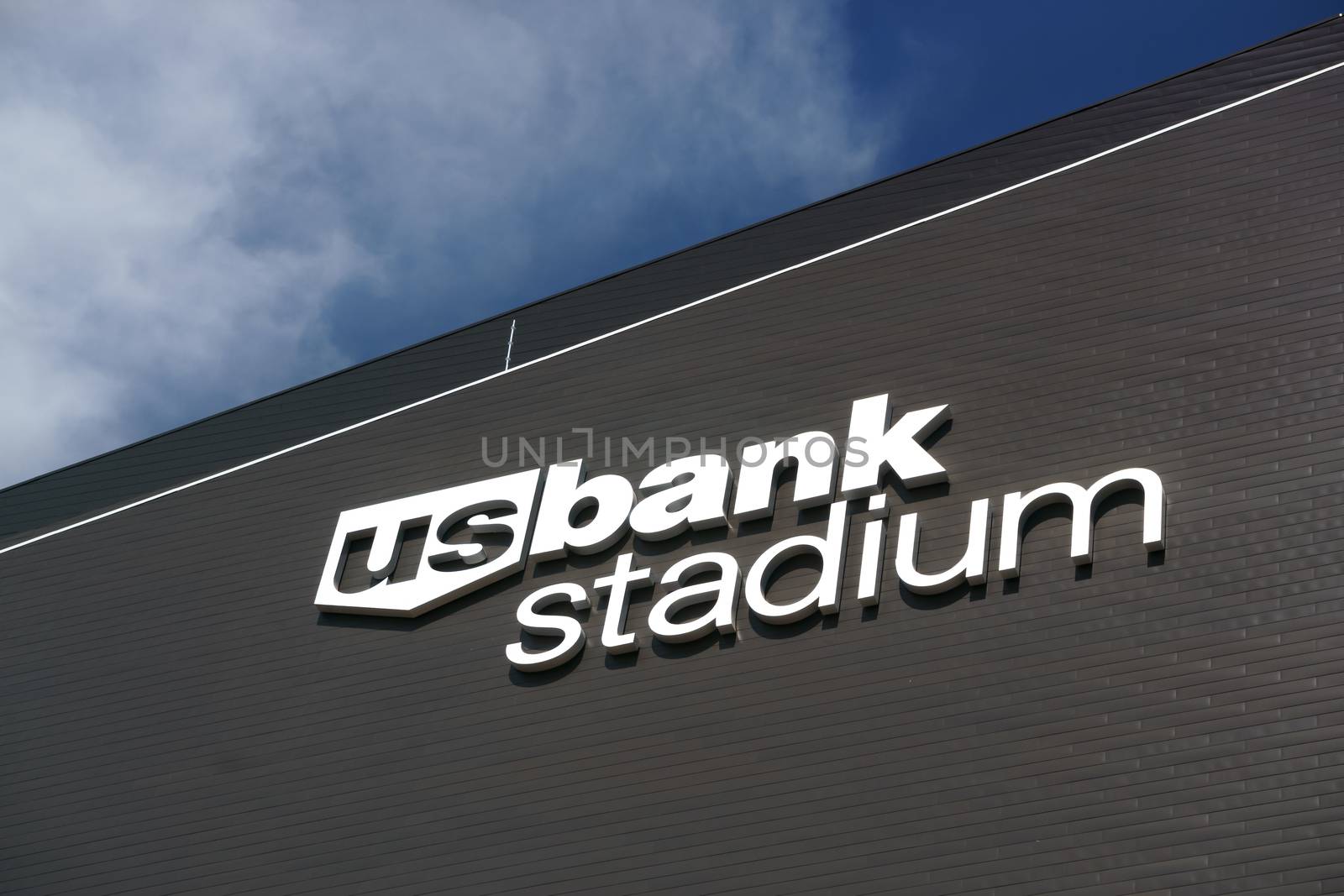 MINNEAPOLIS, MN/USA - AUGUST 6, 2015: U.S. Bank Stadium. U.S. Bank Stadium is the home starting 2016 of the Minnesota Vikings.