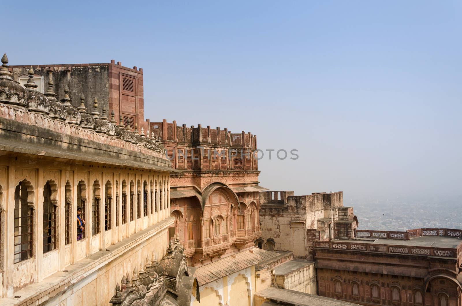 Meherangarh fort in jodhpur, rajasthan, india 