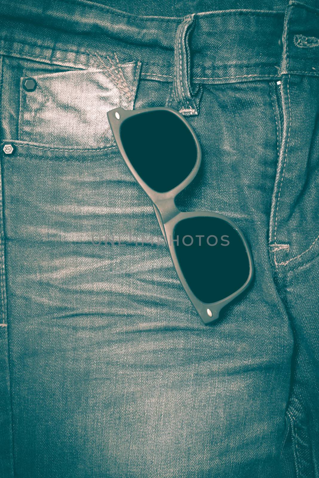 sunglasses on jean pants retro vintage style by ammza12