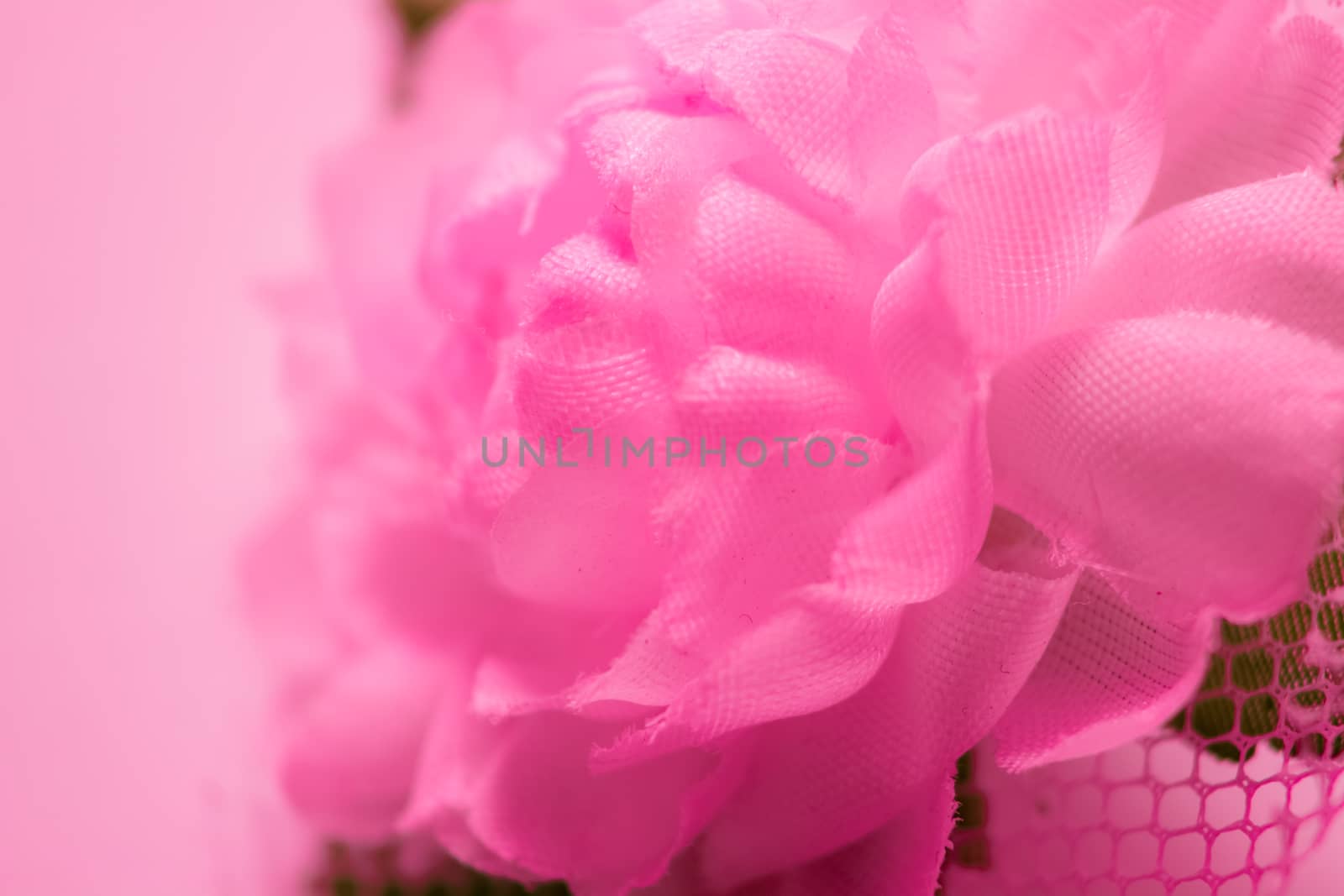 Close-up artificial flowers