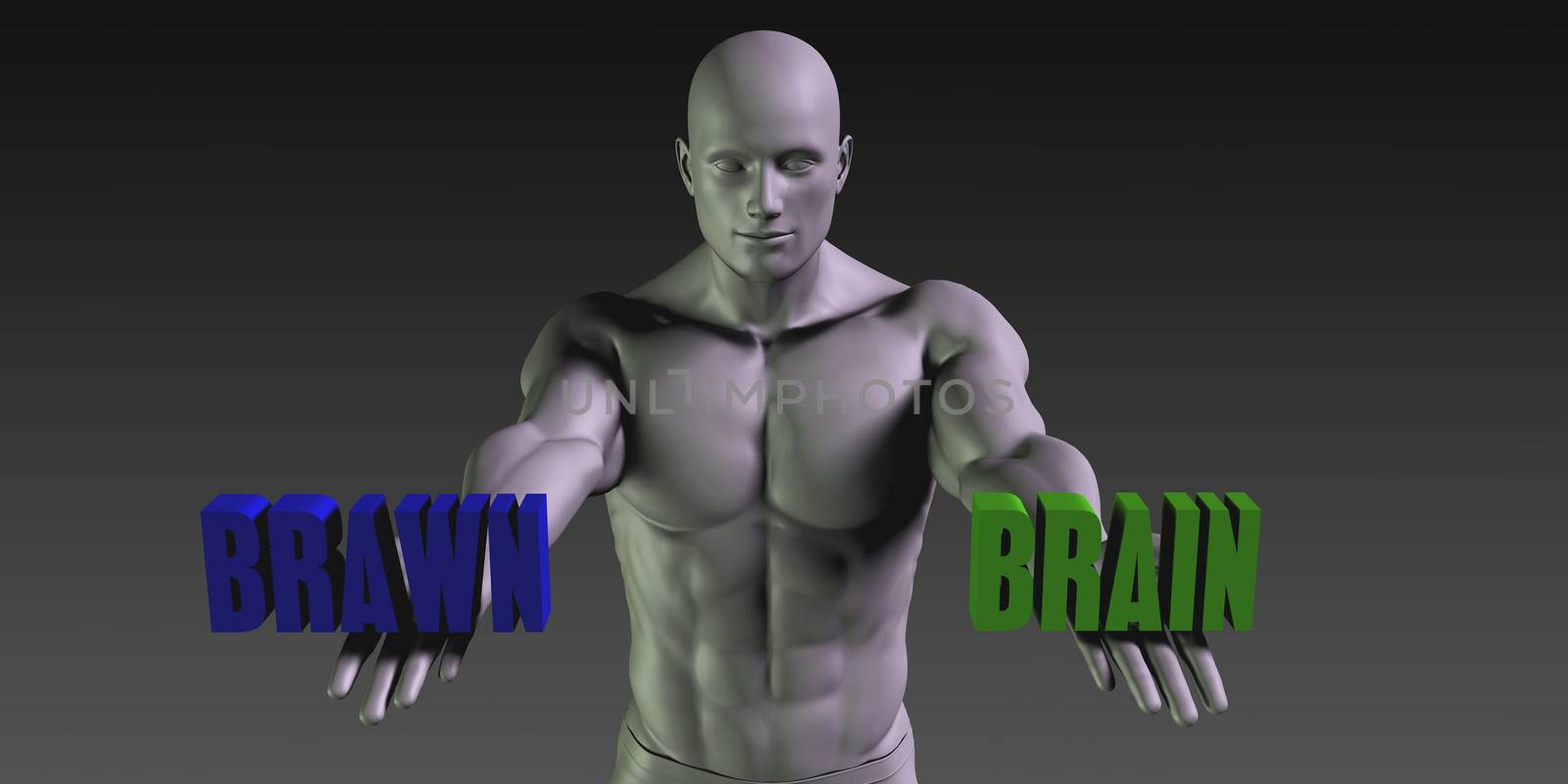 Brain vs Brawn Concept of Choosing Between the Two Choices