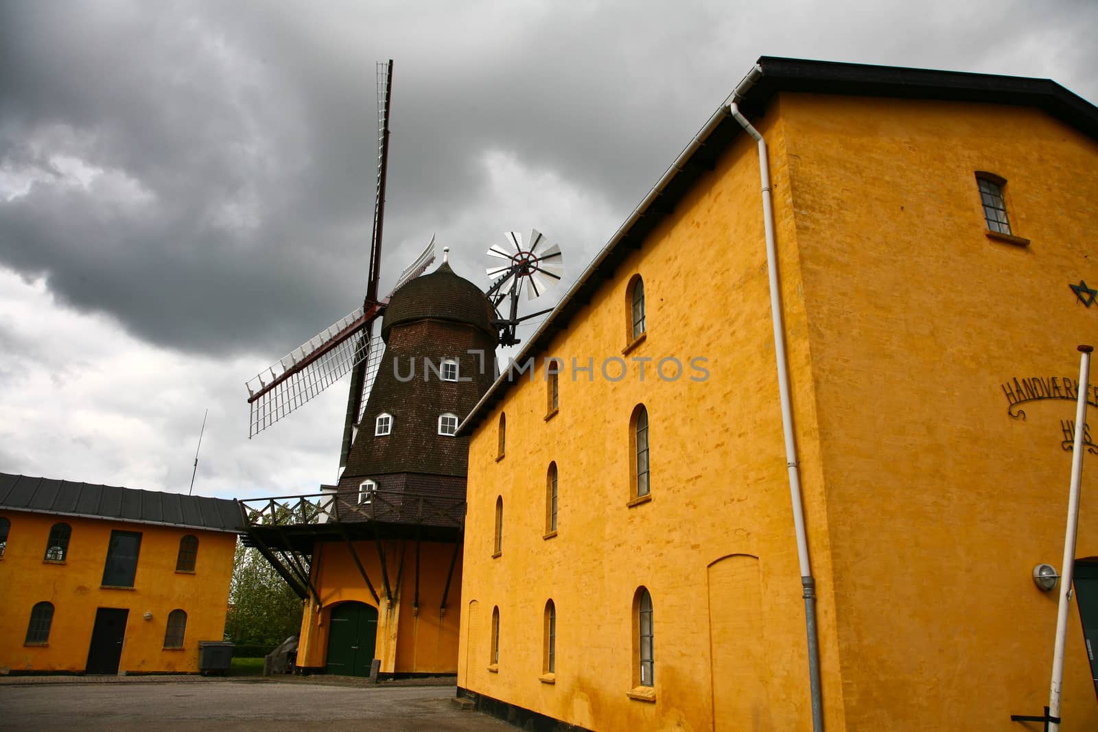 Old wind mill in Denmark