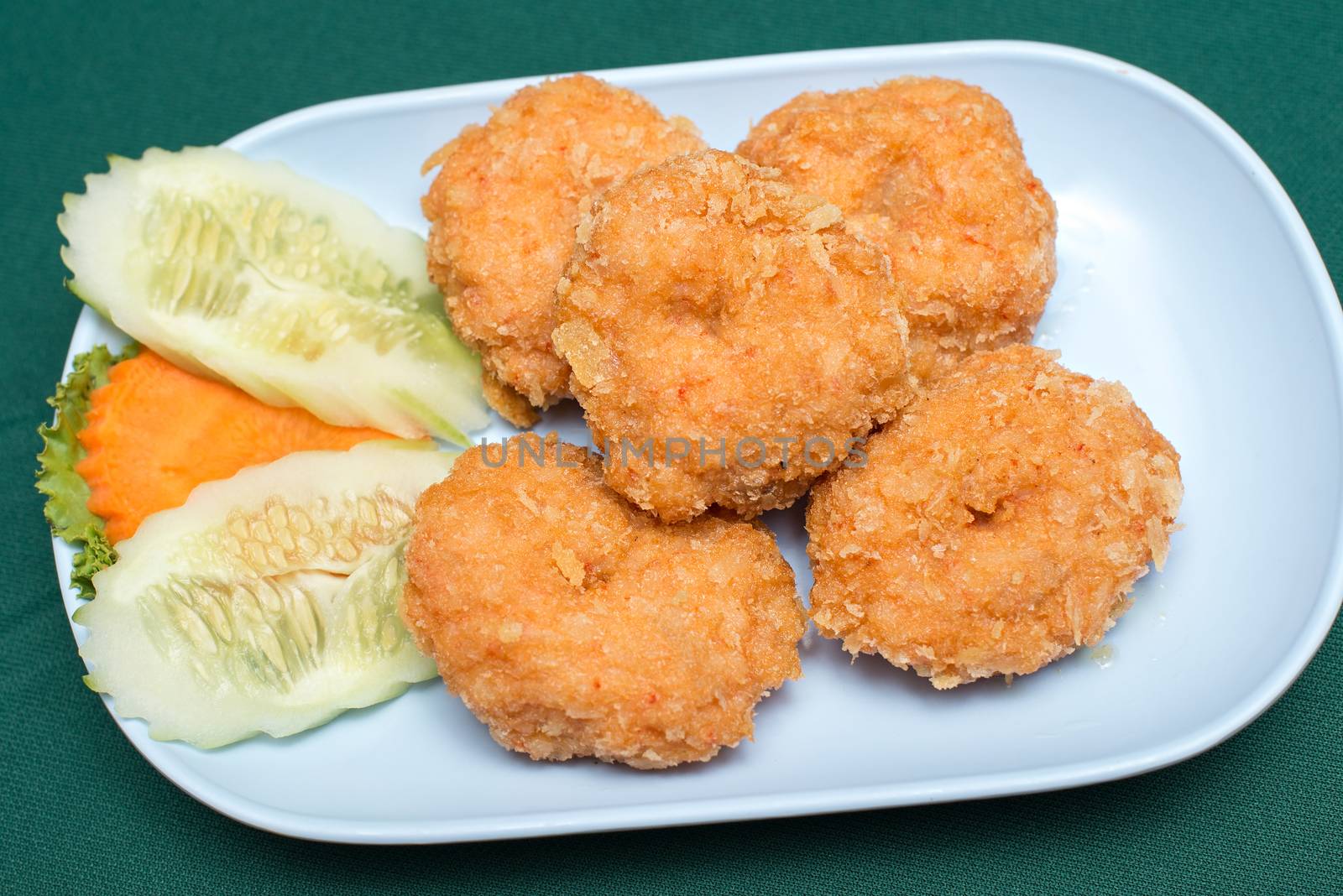 fried shrimp meat  by Yuri2012