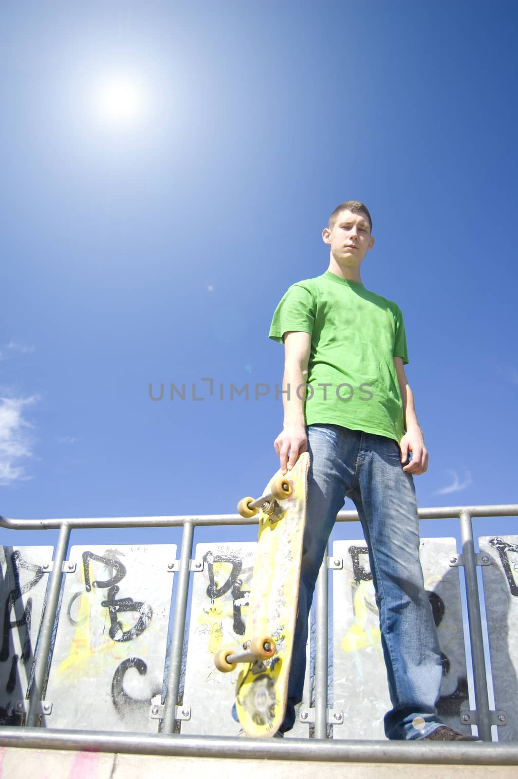 Skateboarder conceptual image.  by satariel