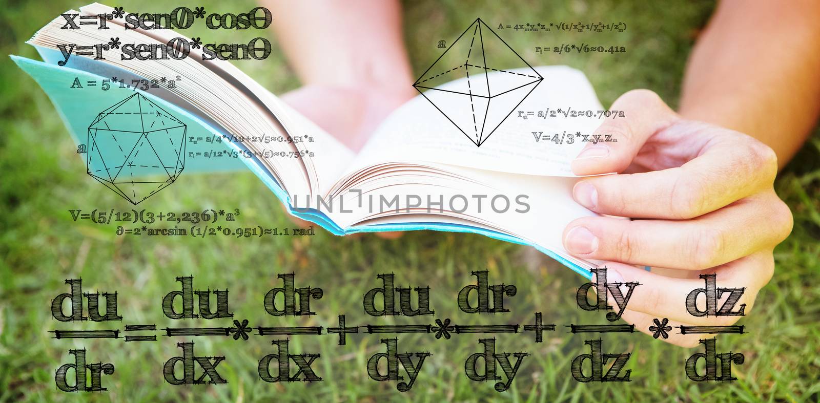 Composite image of math equation by Wavebreakmedia