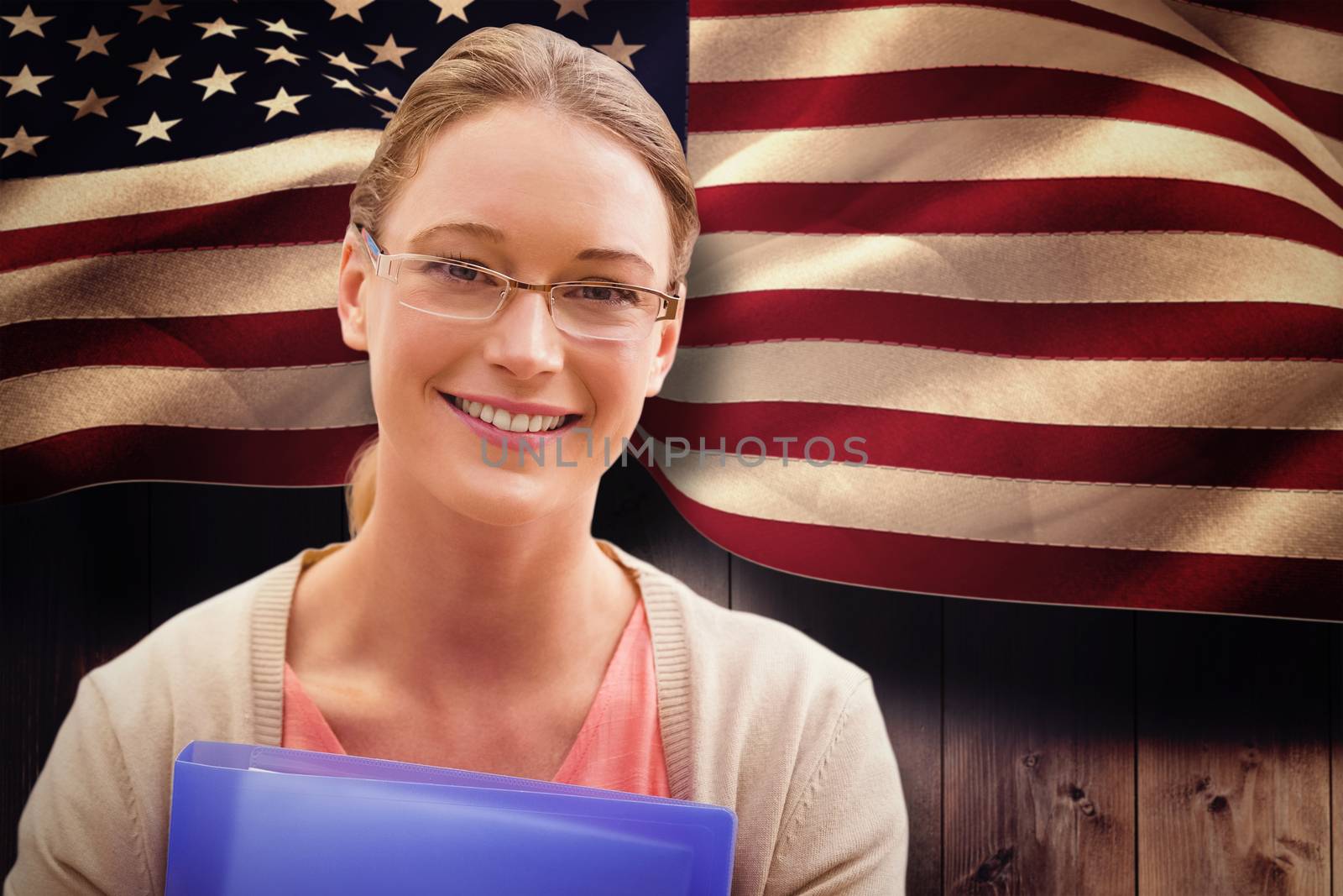 Composite image of teaching student smiling by Wavebreakmedia