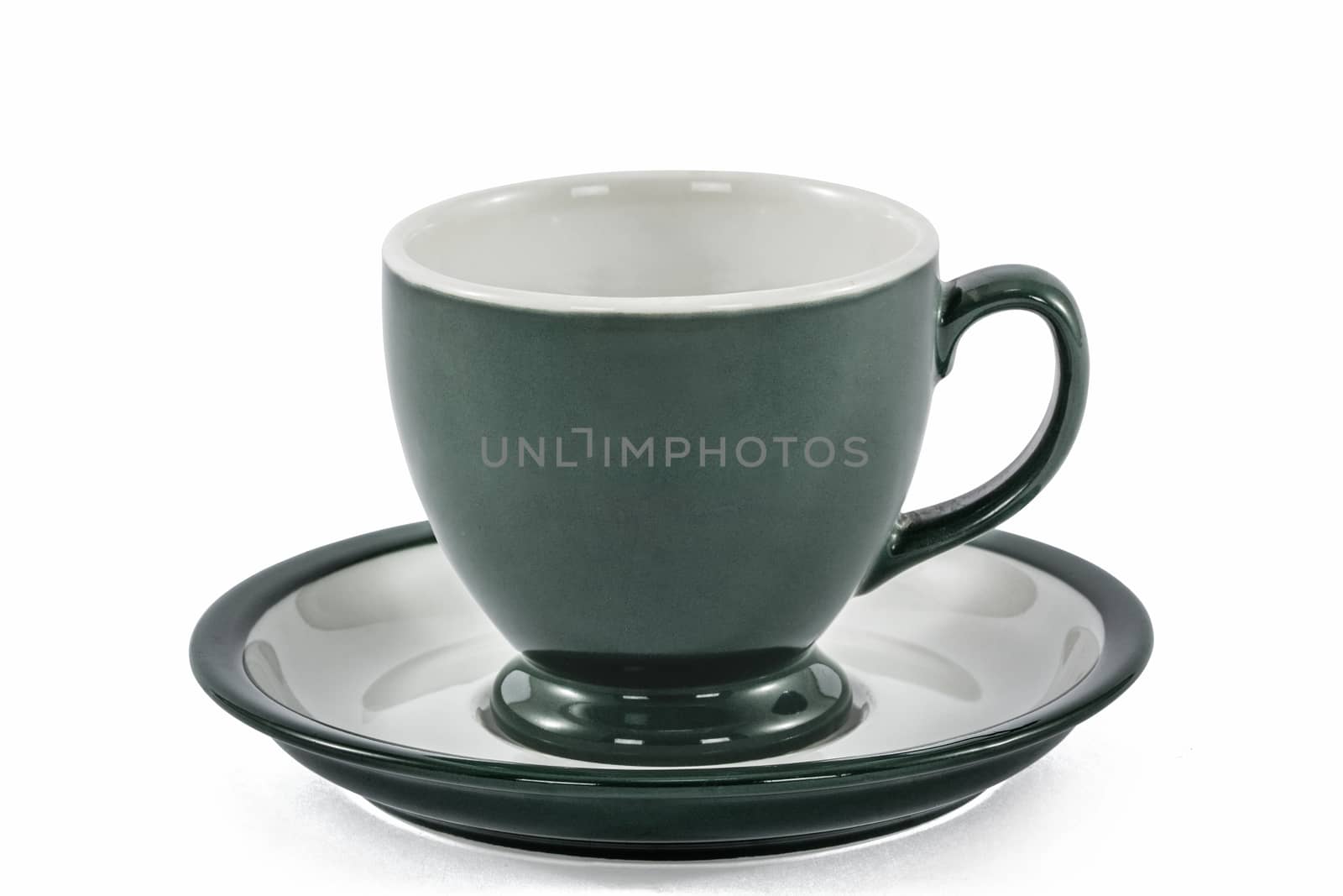 The cup for tea, isolated on white, with clipping path