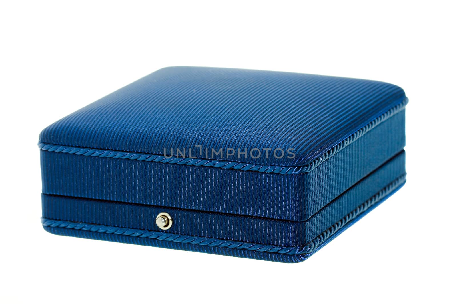 the blue box isolated on a white background
