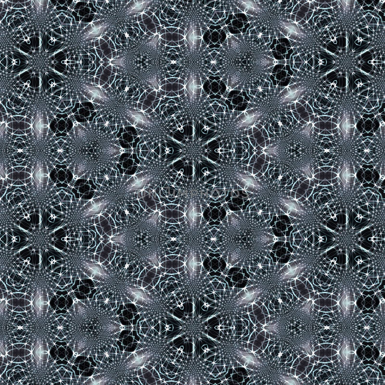 Digital Illustration of a kaleidoscopic Structure