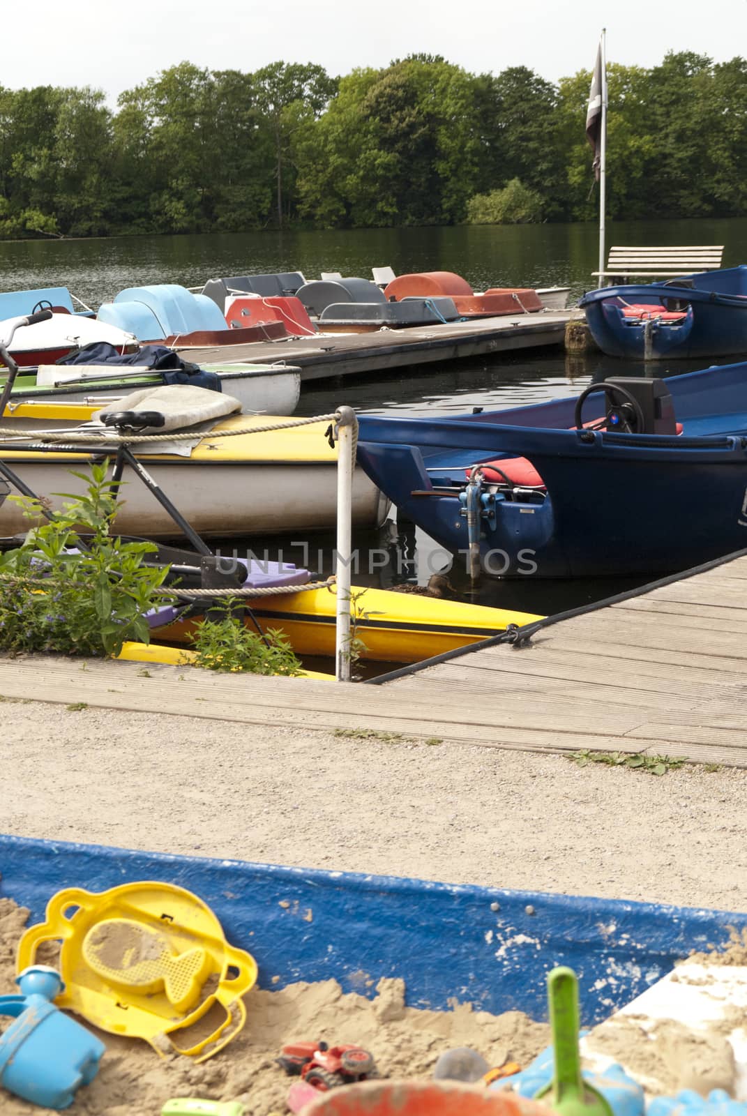 Boats on a Lake in Germany