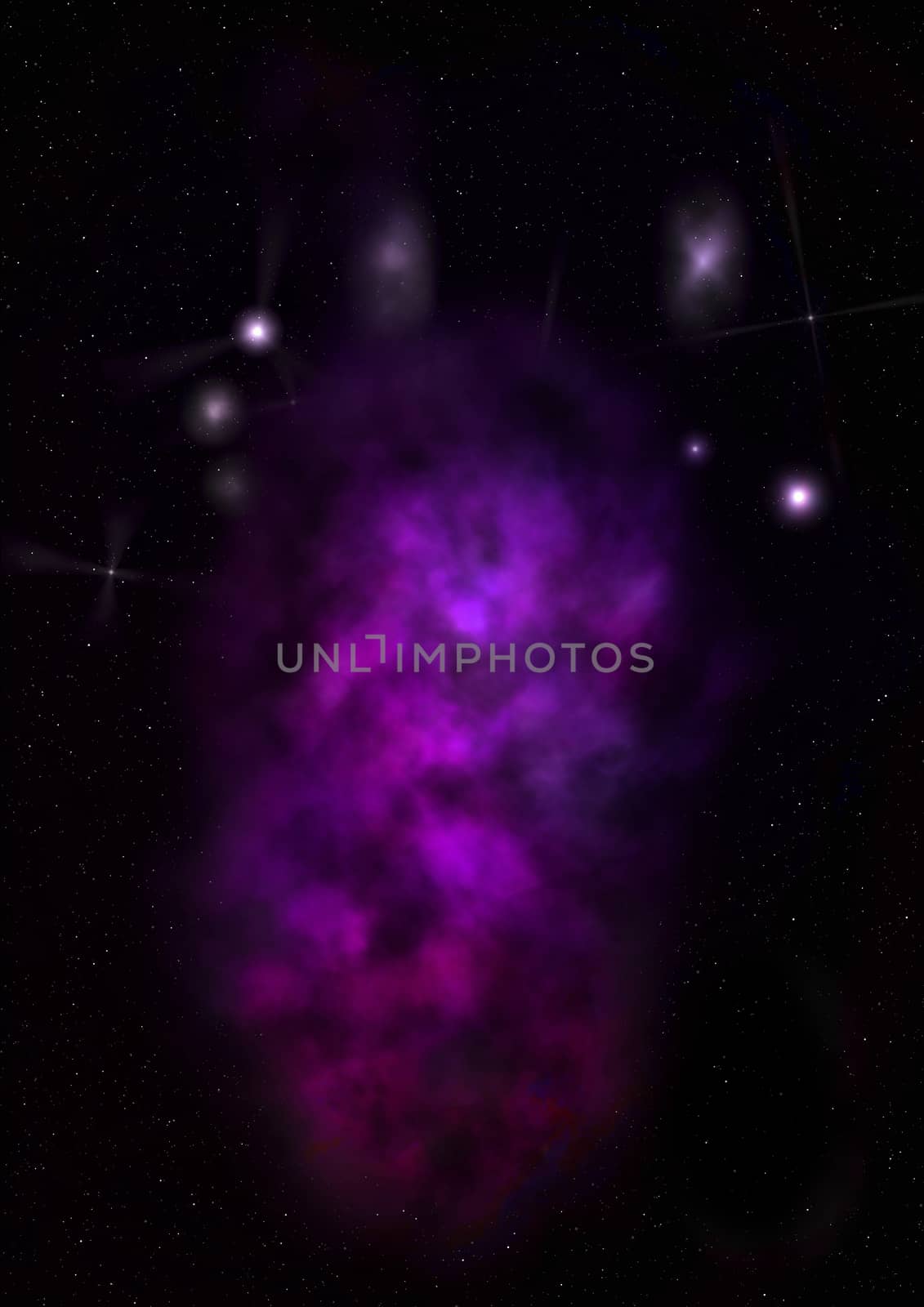 Star field in space a nebulae and a gas congestion. "Elements of this image furnished by NASA".