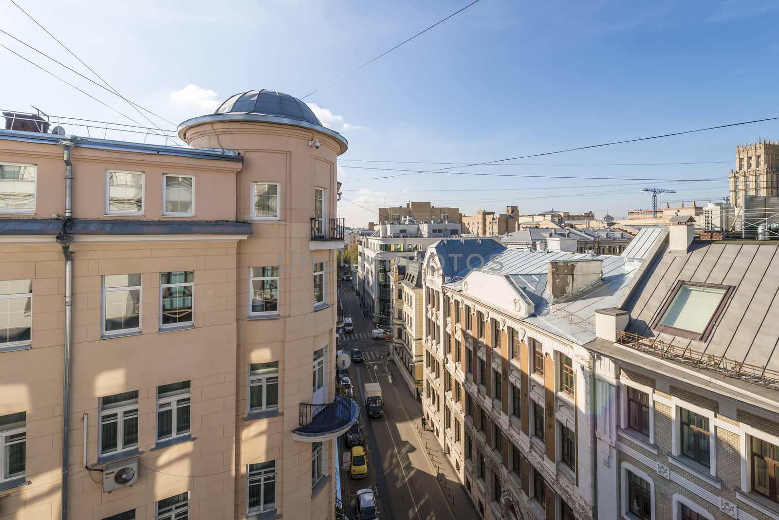 Houses and streets of the historical center of Moscow by rogkoff