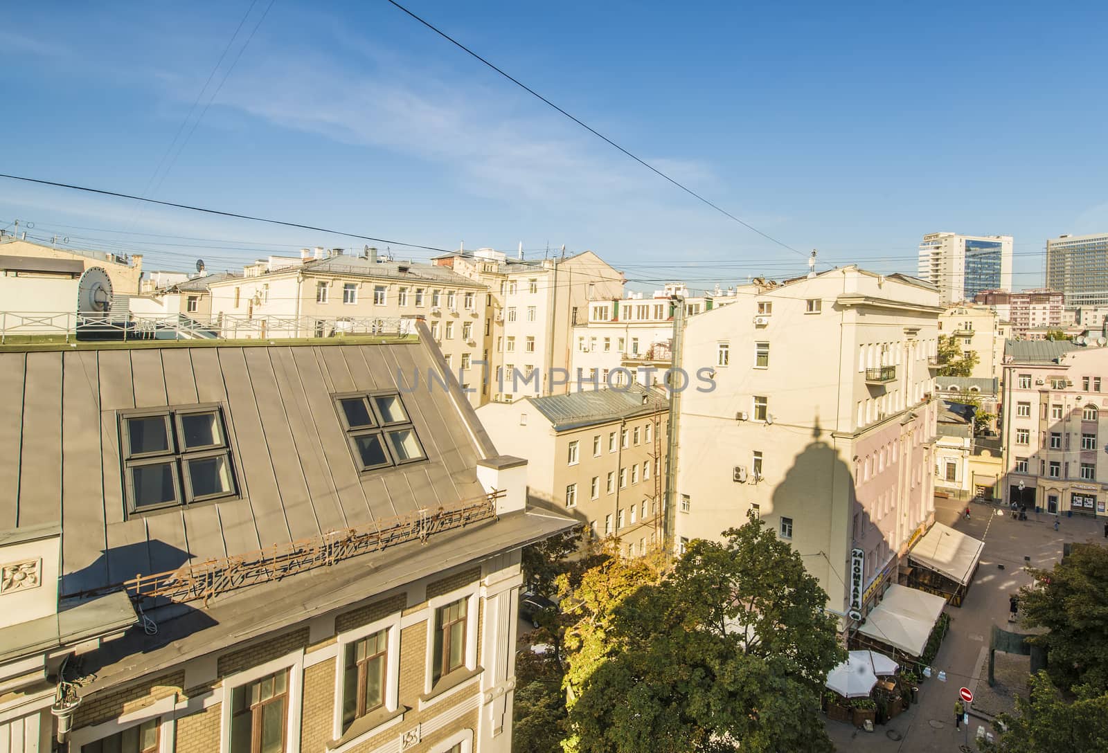 Houses and streets of the historical center of Moscow by rogkoff