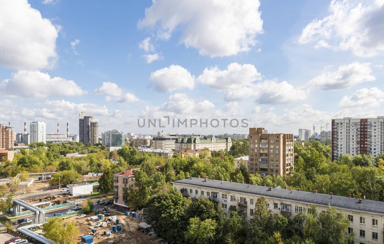 Houses and streets of the historical center of Moscow by rogkoff