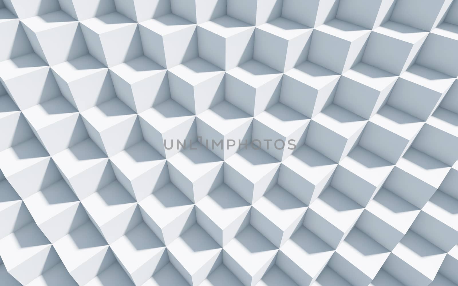 3d monochrome background with cubes. by teerawit