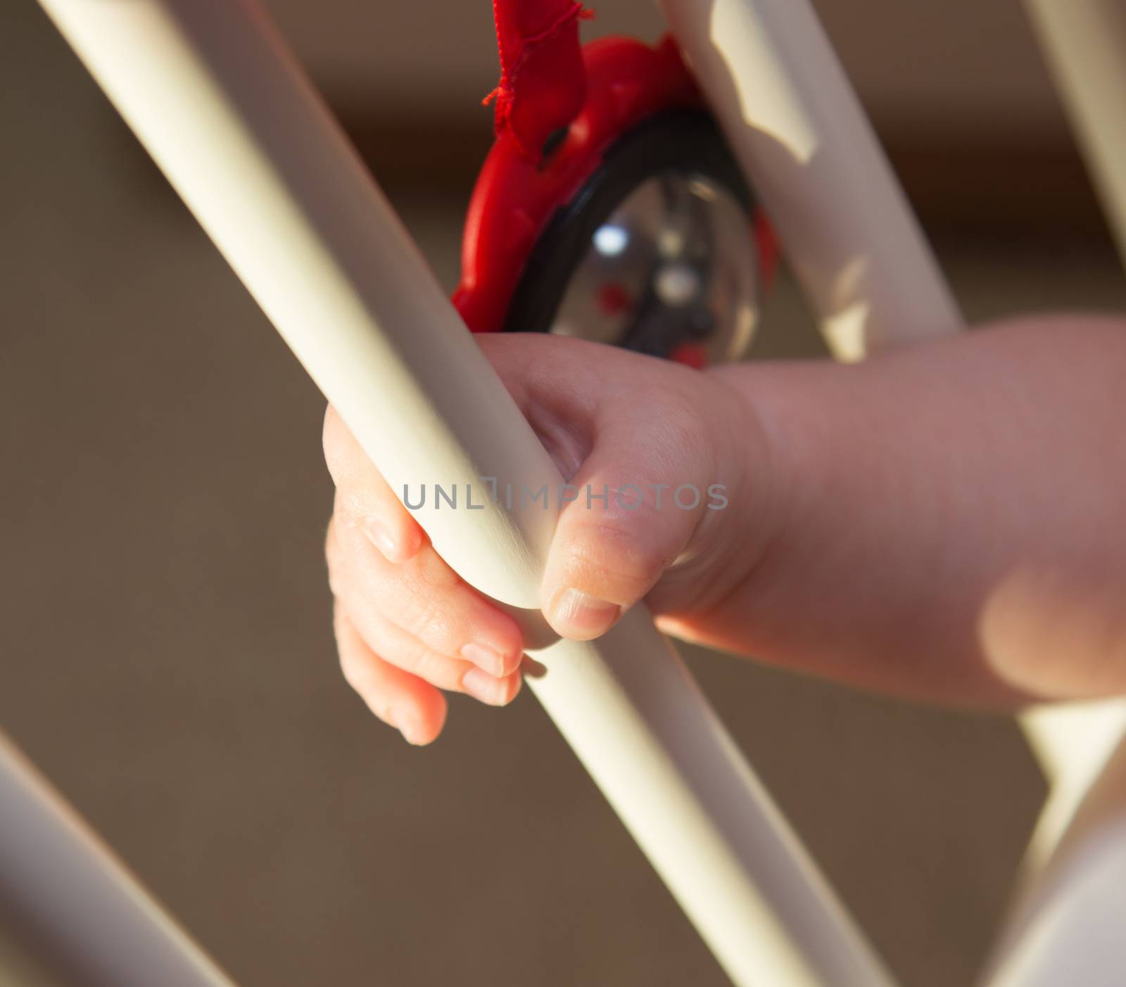 pretty little baby boy hand