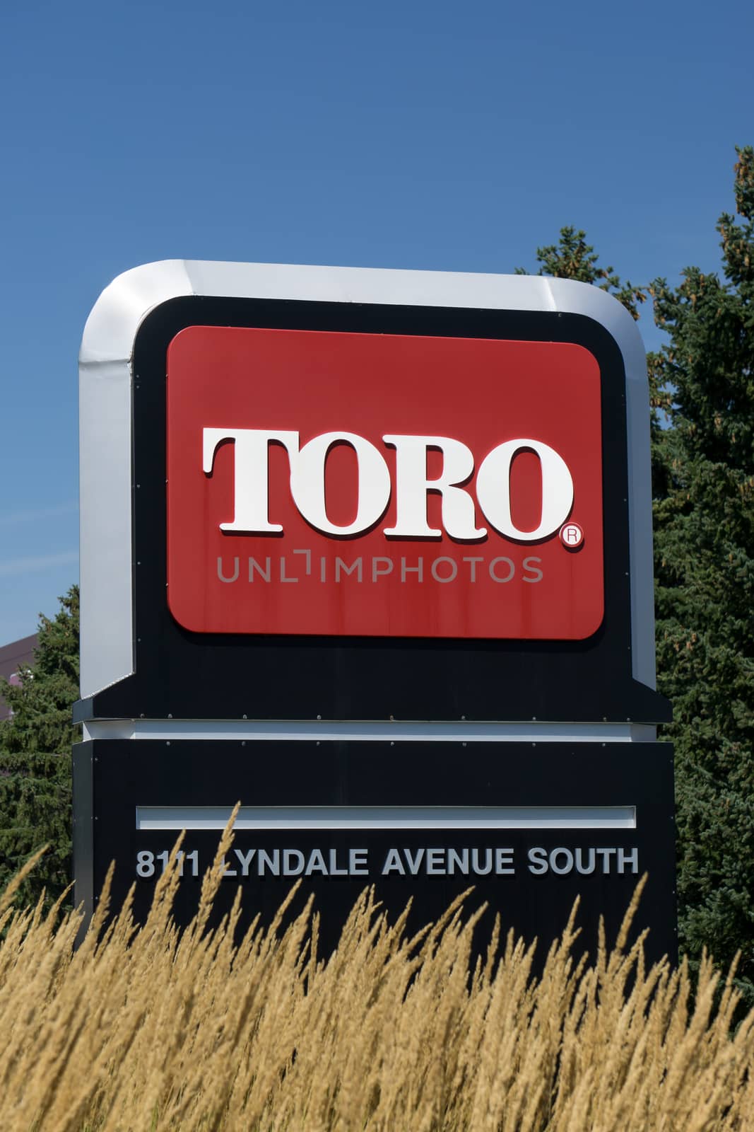 BLOOMINGTON, MN/USA - August 12, 2015: The Toro Company world headquarters. Toro is an American manufacturer of lawn mower and snow removal equipment.