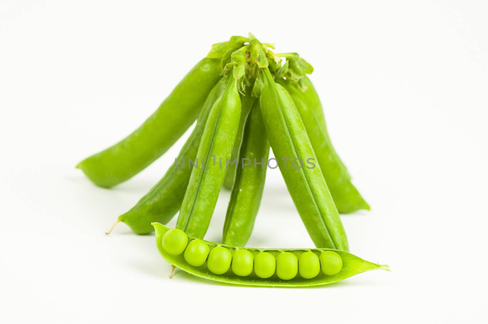 Organic peas in the pod by dred