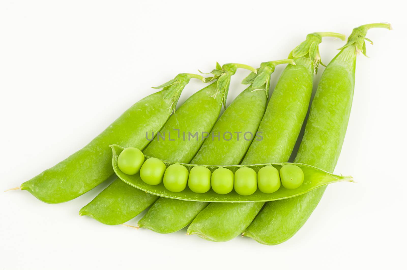 Organic peas in the pod by dred