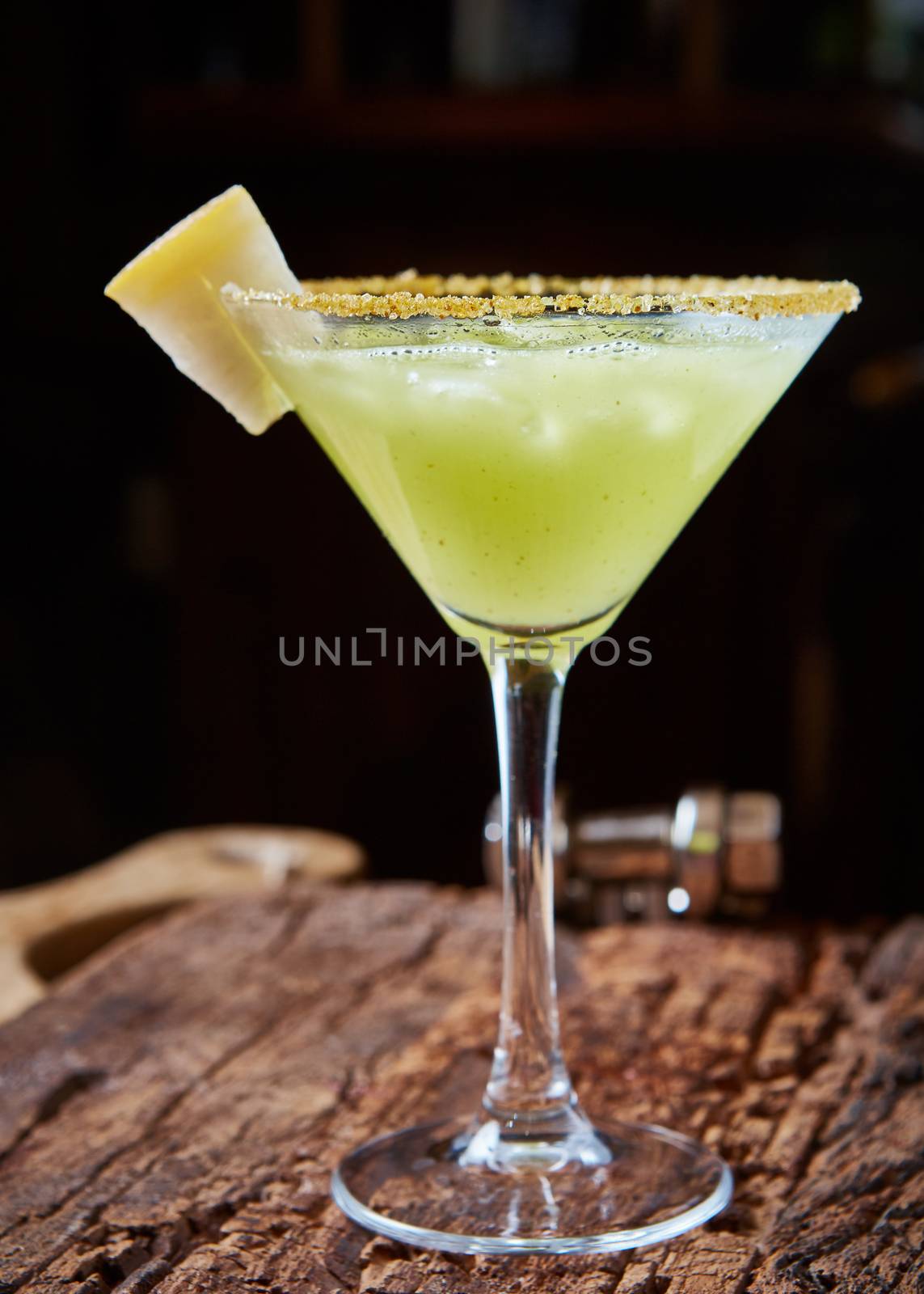 Green margarita melon cocktail  by sarymsakov