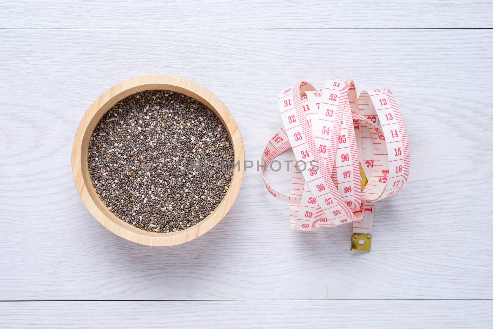 chai seeds and tape measure by zneb076