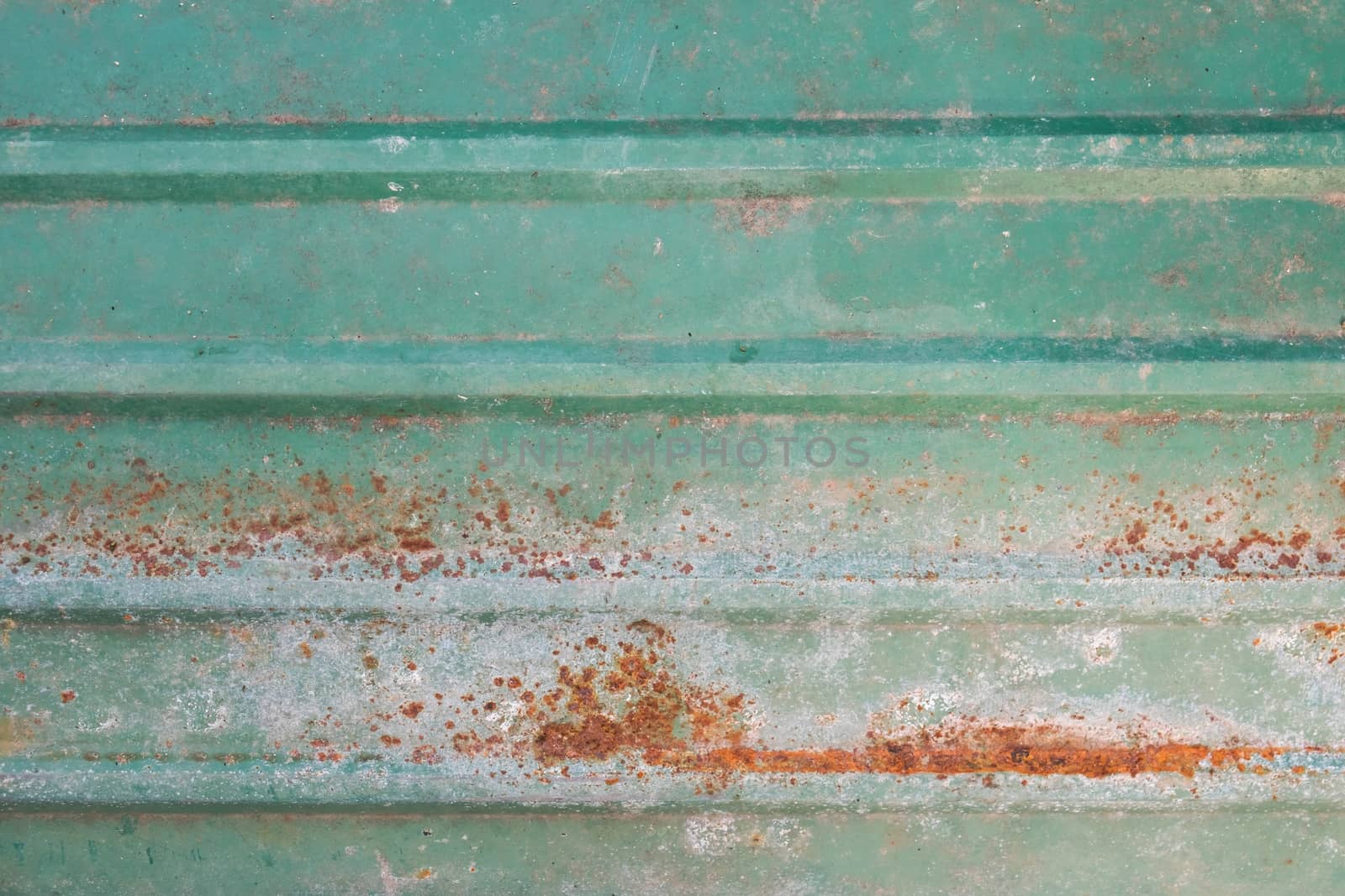 rusted on green tiles, use for wallpaper , background , texture, 
