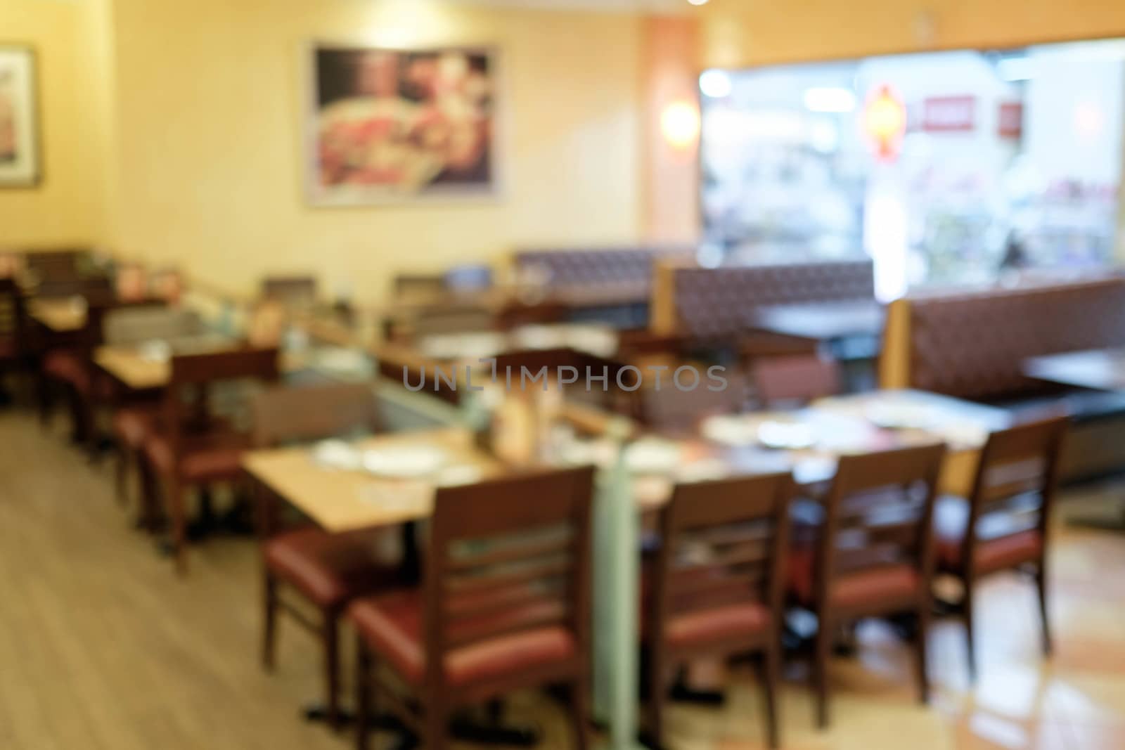 blurred pizza shop use for background by zneb076