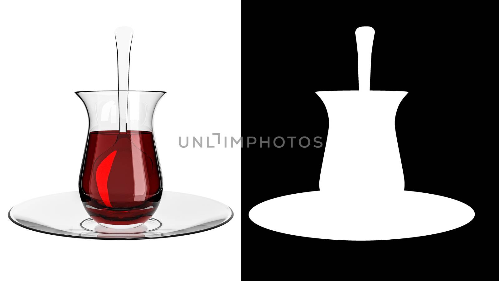 Glass of Turkish tea by p.studio66