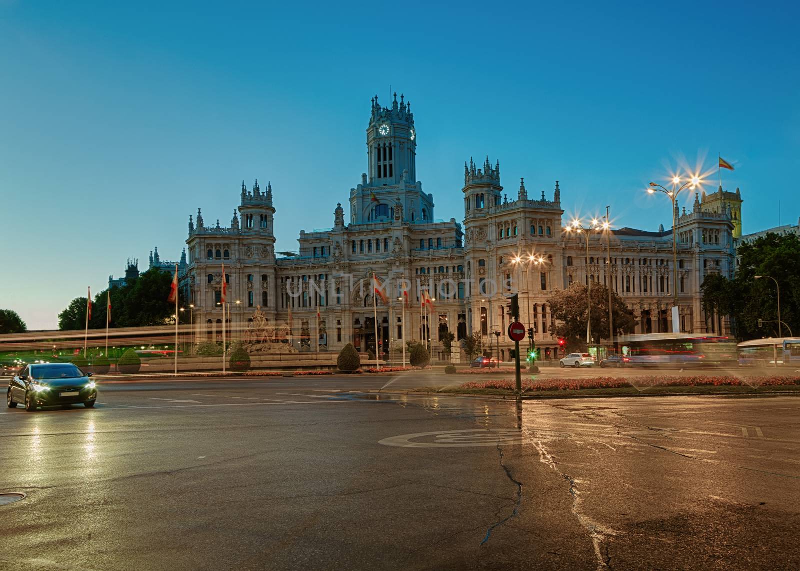 The Cybele Palace, formerly The Palace of Communication until 2011, is a palace located on the Plaza de Cibeles in Madrid, Spain.