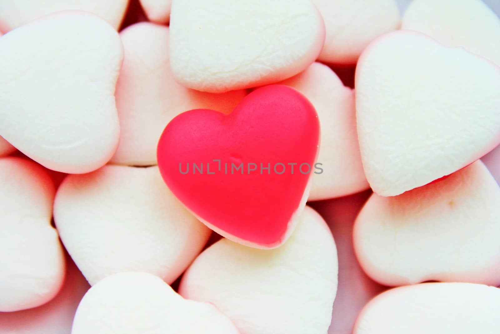 jelly love heart sweet candy