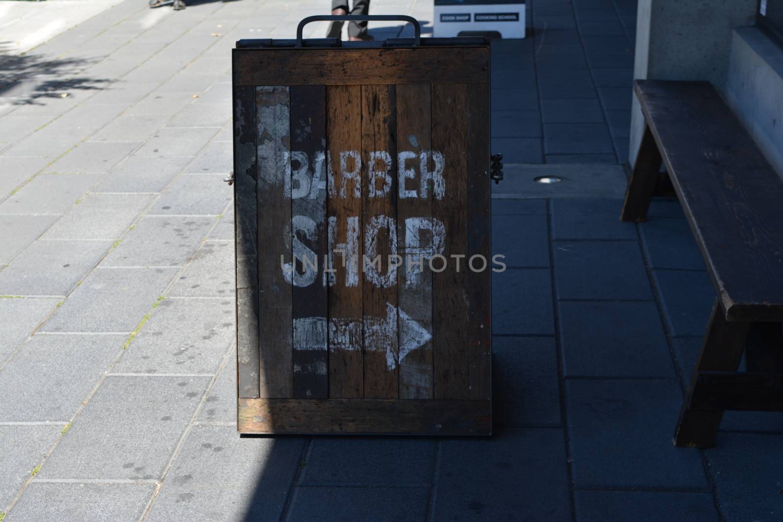 old barber shop sign by pelt69