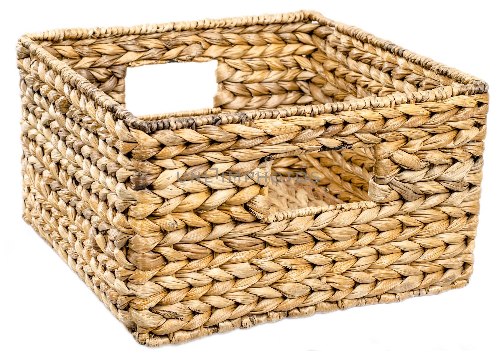 box wicker basket in the traditional Russian style by rogkoff