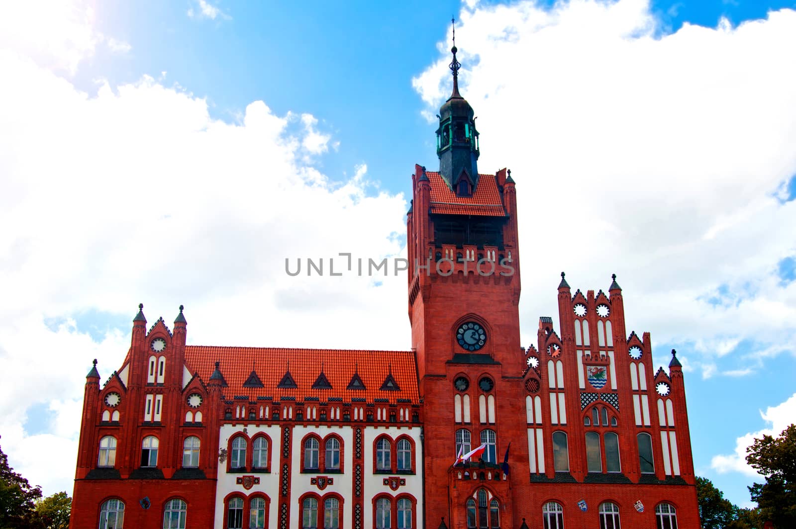 Town hall Slupsk, Poland. Town of first gay president in Poland history.