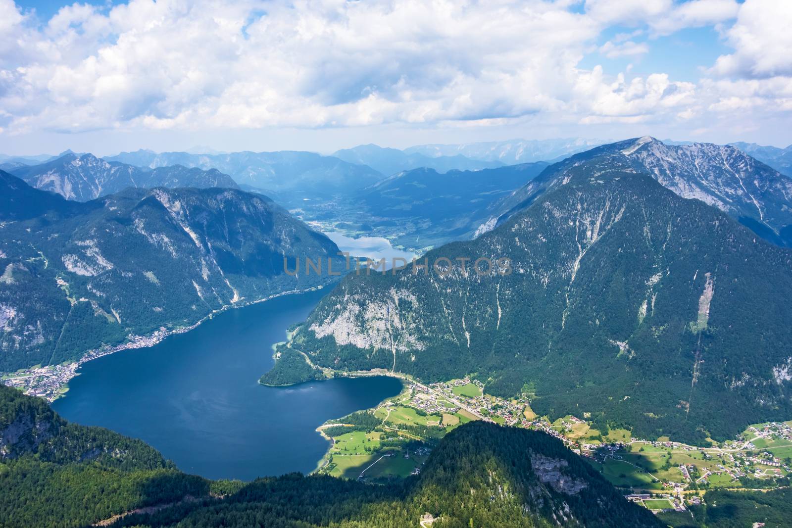 Obertraun, Lake Hallstatt - view from Dachstein-Krippenstein
