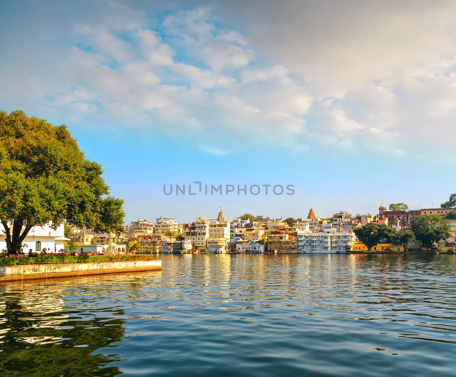 Udaipur City and  Lake Pichola  , Rajasthan, India by vladimir_sklyarov