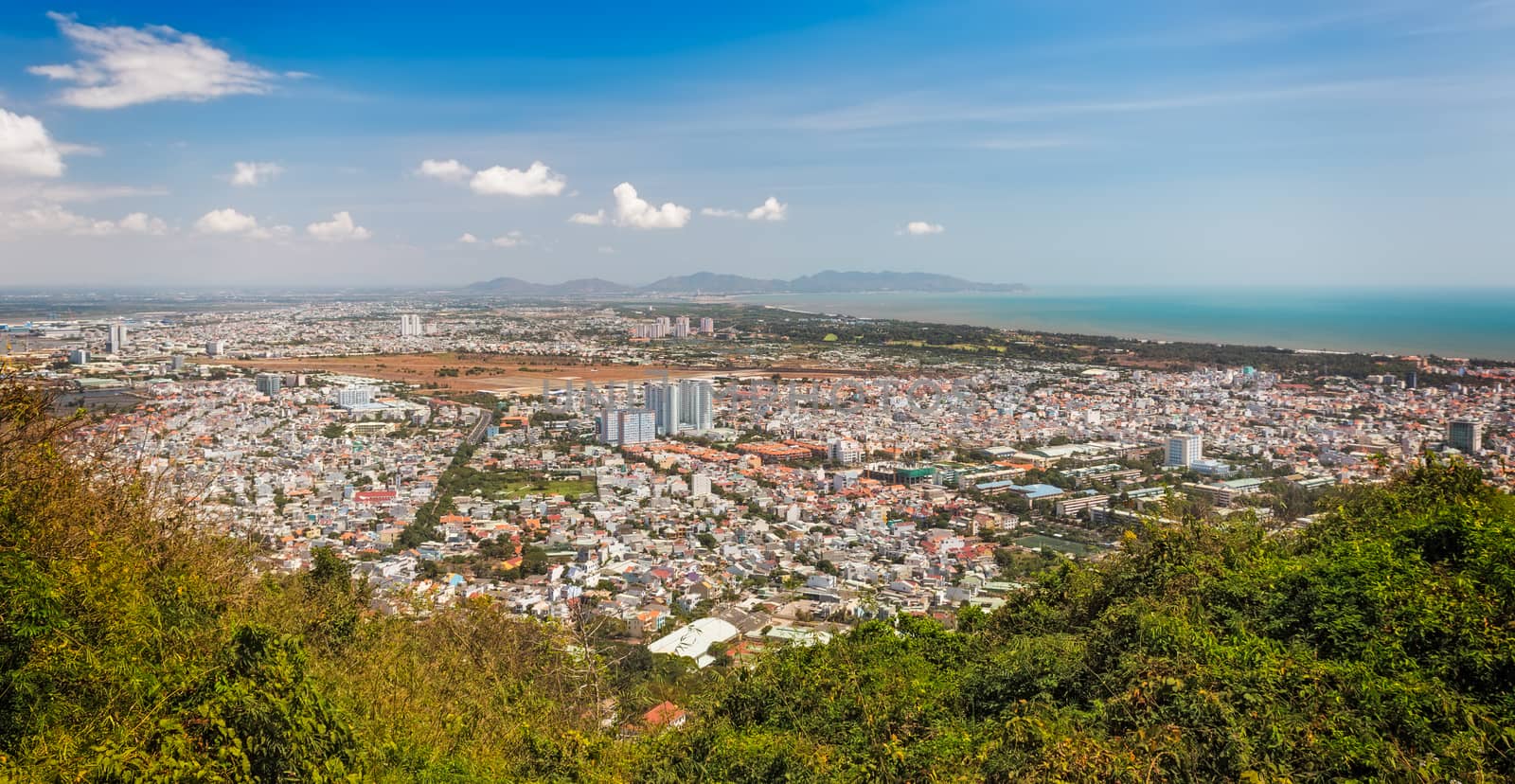 Panoramic view of Vung Tau, Southern Vietnam by fisfra